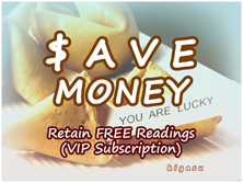 Save Money (VIP Readings Retainer Subscription)